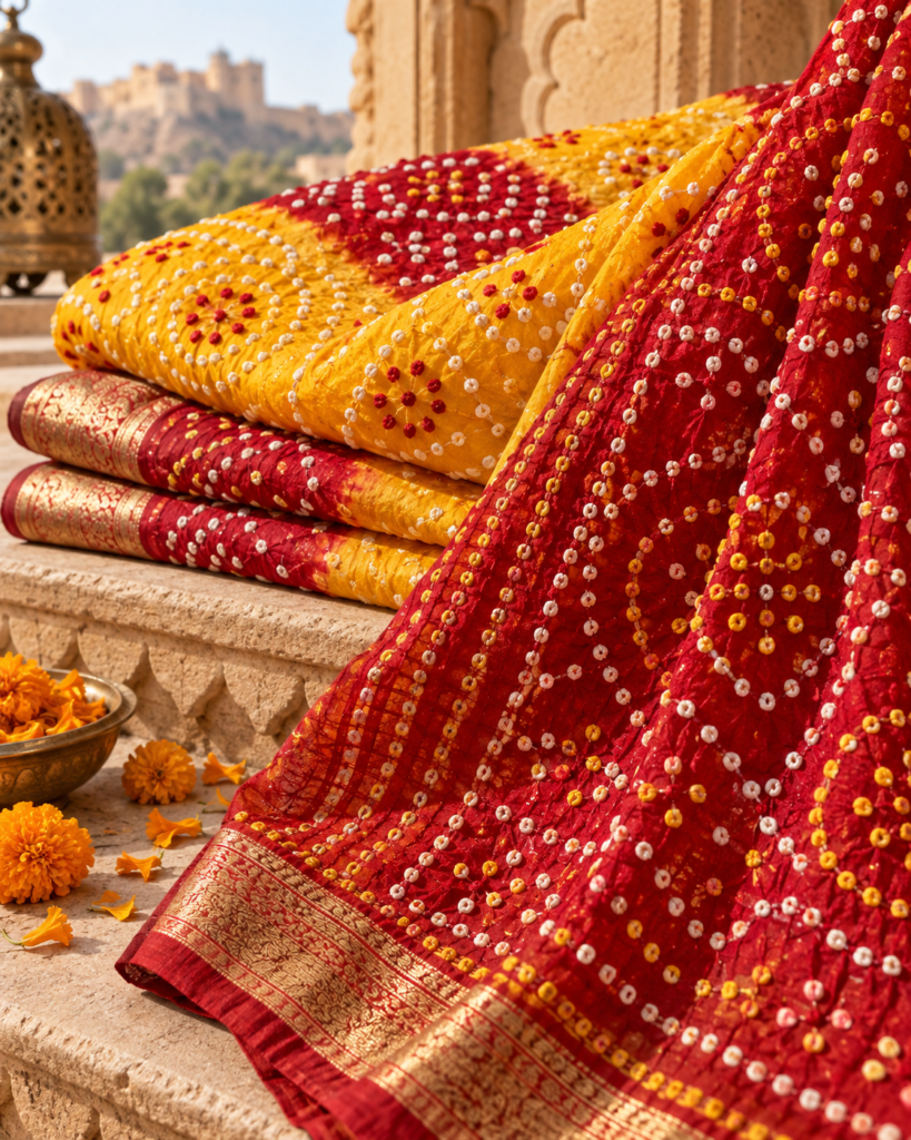 Bandhani sarees