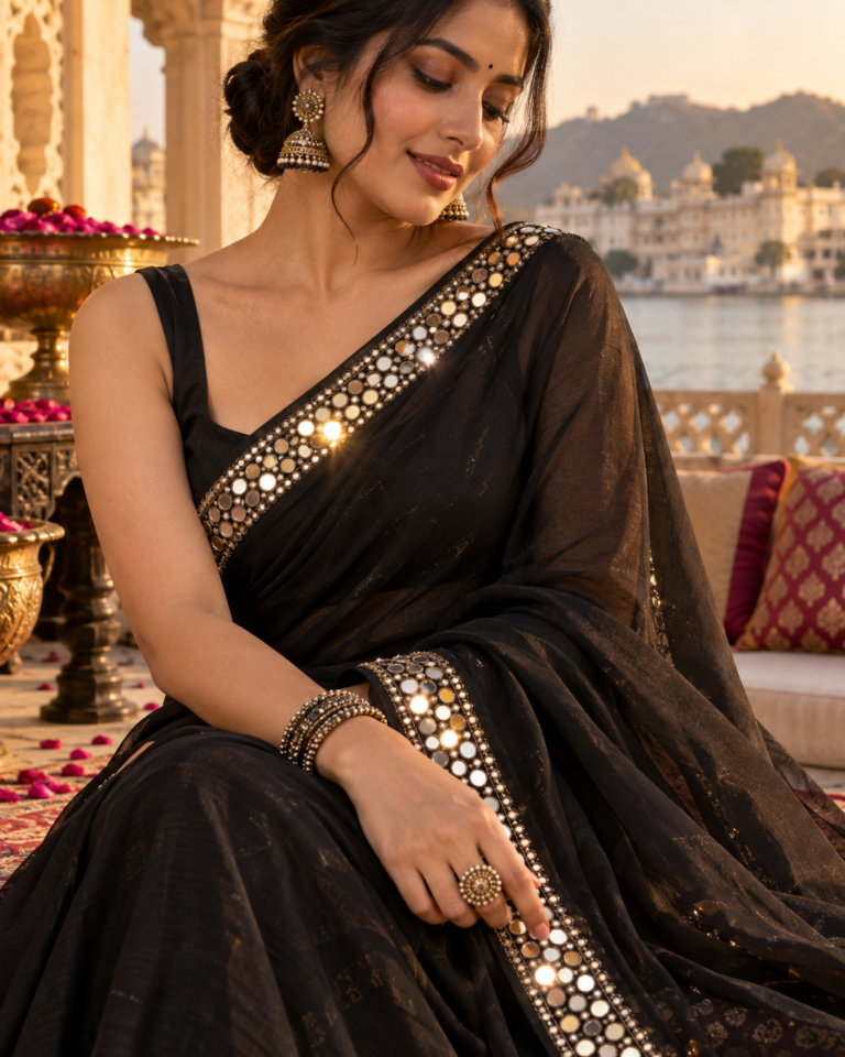 Mirror Work Sarees
