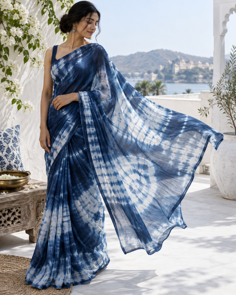 Shibori sarees